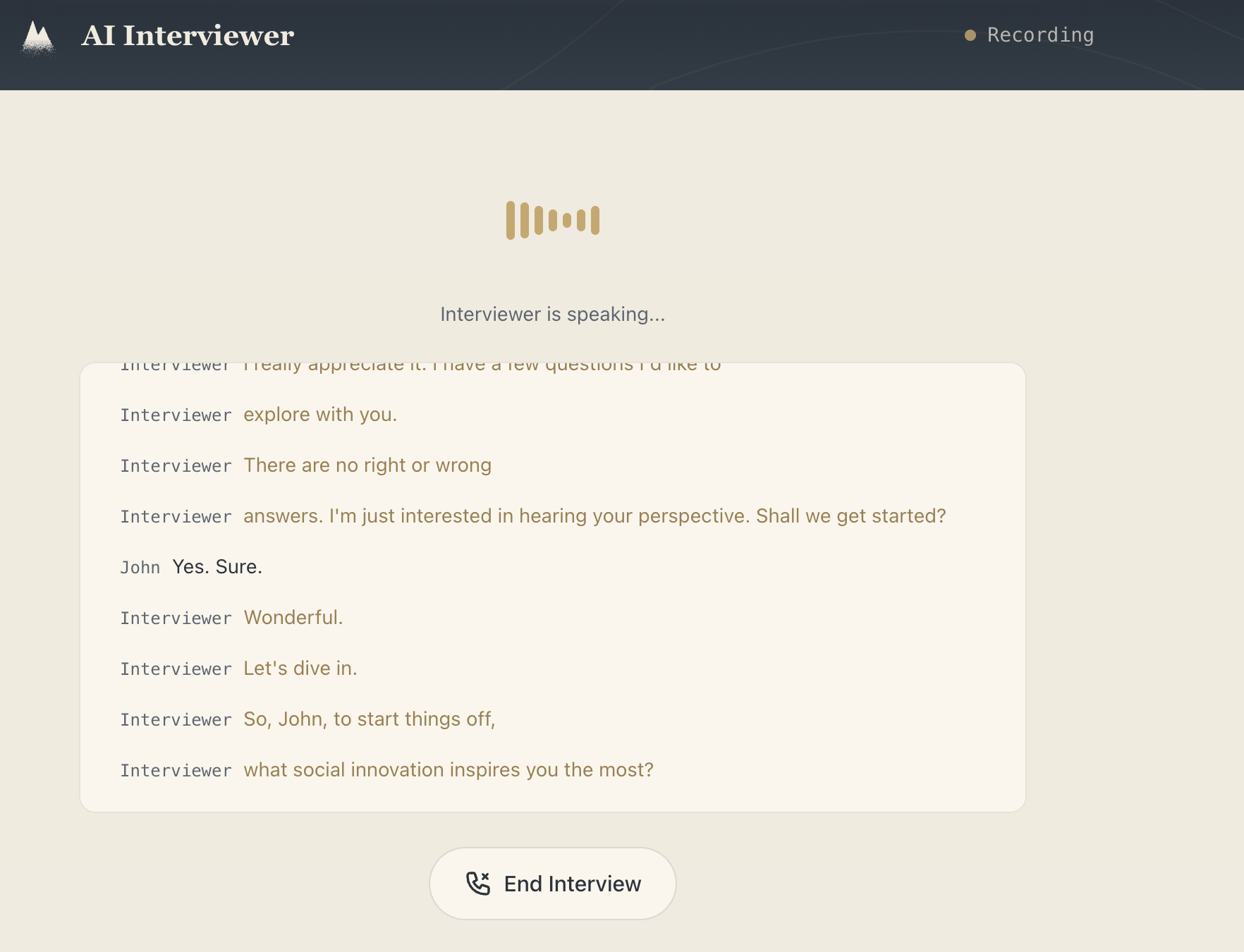 Voices Insights screenshot